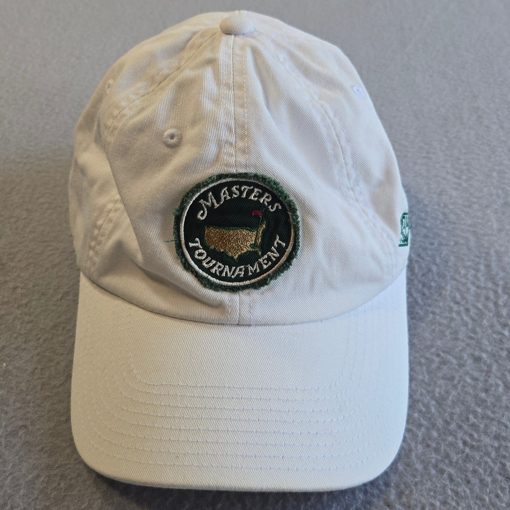 Masters Tournament Golf‎ Hat Mens OSFA White 1934 Embroidered Patch Dad Cap